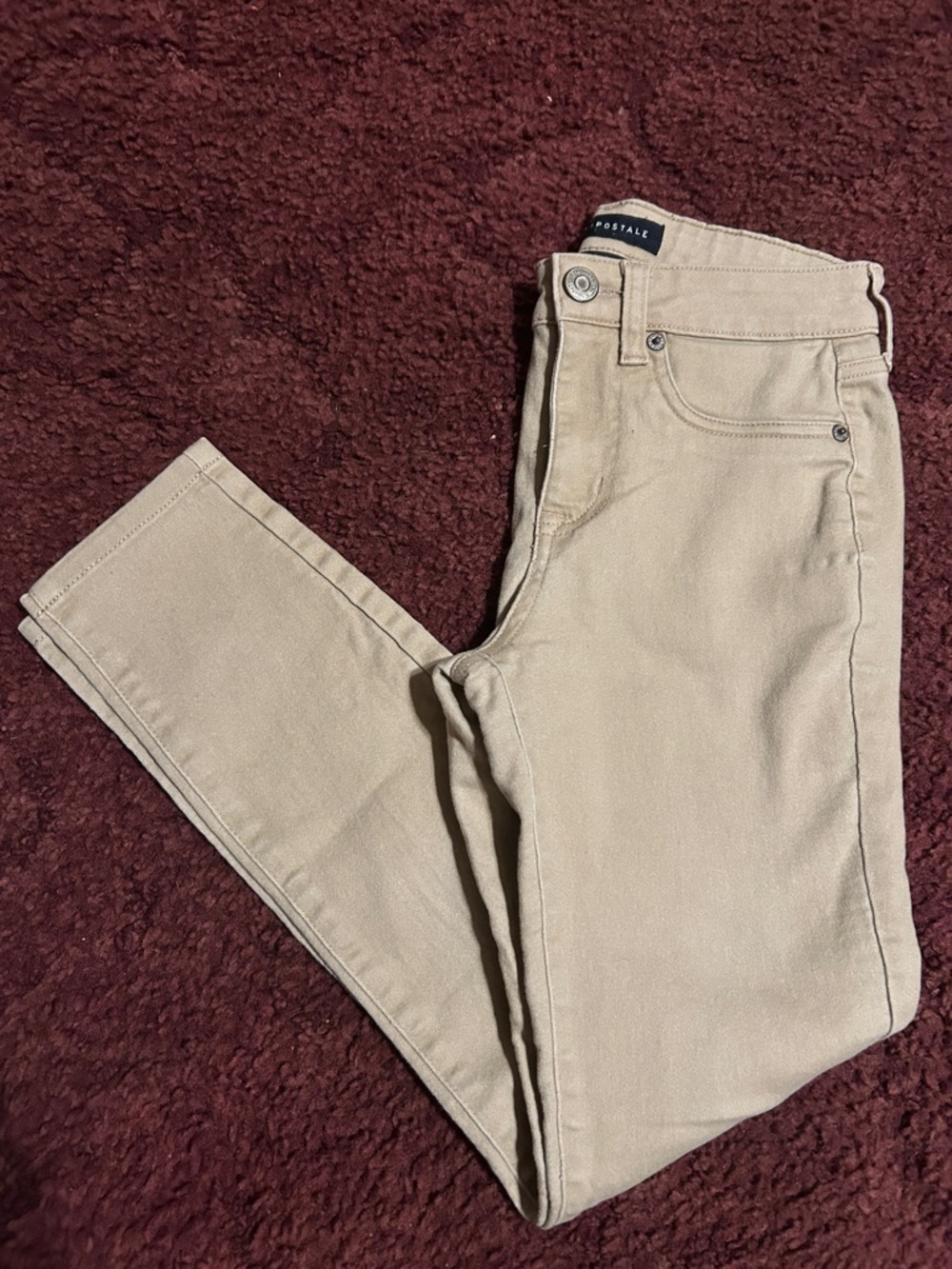 Women’s (0s/0p) Tan High Rise Jeggings